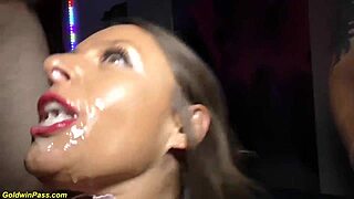 Stepmom’s ass wrecked hard in wild gangbang