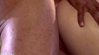 Aimee addison takes messy cum on sexy feet