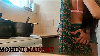 Unsatisfied Woman Has Affair With Neighbor In Kitchen