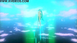 Hatsune Miku in full nude cat costume mod. Hello Planet Project Diva shows every detail!