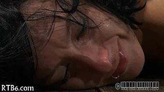 stripping down inside a tiny steel cage today