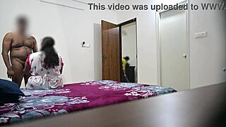 Fucking right in front of maid Hema