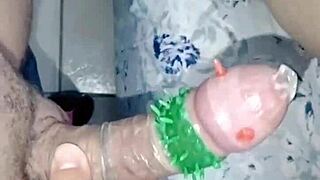 Young Mexican milf gets her big ass fucked in doggystyle with textured condom