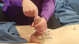 Stepmom Drives Me Crazy Fingering Deeper into My Urethra in Wild Massage!