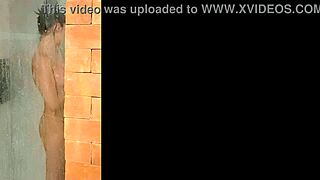 Latina Beauty Teases Photographer In Shower