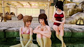 Detailed Gameplay In Harem Hotel 104 With Various Hotel Scenes