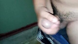 Handjob After Work Leads To Hard Cock Creampie