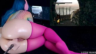 Intense Dark Souls Fuck Machine Challenge With Squirting Climax