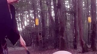 Dominate My Slave With Face Sitting At Home And In Forest!