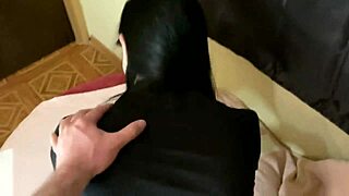 Anna with her lover in intimate moment