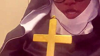 A nun's hazelnut treat for Halloween, nothing more
