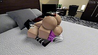 Cute furry fan begs for Roblox condo fuck! 🦊
