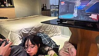 Perfect Blowjob While Playing Call Of Duty 3 Ft Amberzinha