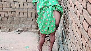 indian village bhabhi in a leaked video with local men