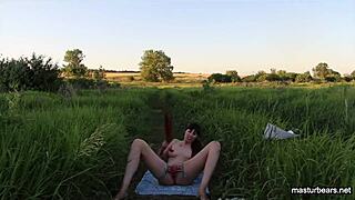 Talking about my extreme anal solo adventure with toys in the wild outdoors