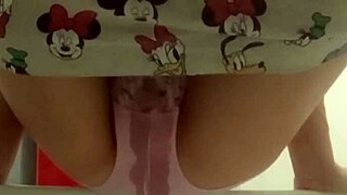 i pee in my panties over and over again on the bed