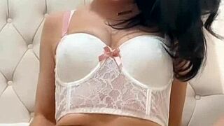 american exchange student teen 18+ coed squirts in horny solo play