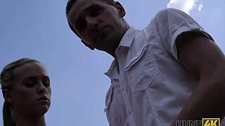 czech student shanie ryan trades sex for cash in public.