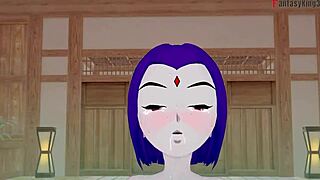 Raven In Bikini Fucking Titans!