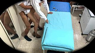 Hidden Cam Captures Perfect Body Babe in Doggystyle at Monterrey Hospital Clinic.