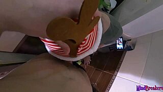 Holiday Fantasy of Banging Hot Stepsister in Toilet