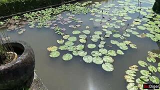 Cumwalk eating pasta with sperm on face