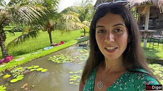 Cumwalk eating pasta with sperm on face