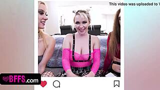 Bffs three slutty bestfriends reverse gangbanged their favorite rockstar after concert