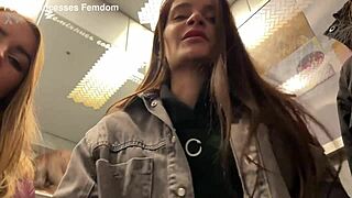 Sniffing sweaty asses and socks of three dominant girls got me hooked!