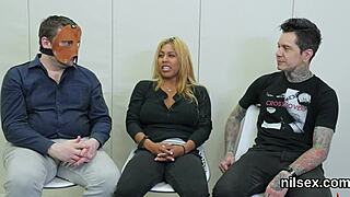 hey, why's this chick in anal asylum for brutal pain?