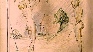 vintage erotic animation with retro vibes