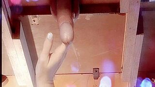 just getting milked, leaking pre cum all over