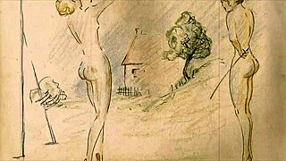 vintage erotic animation with retro vibes