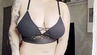 Glasses-Wearing Brazilian Latina With Huge Tits Swallows Big Cock In Sloppy Uncensored Sex