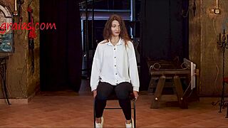 pornstar tastes humiliation whipping ass brunette redhead slave kinky bdsm.