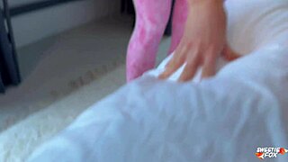 i fucked sweetie fox's plugged ass in gym