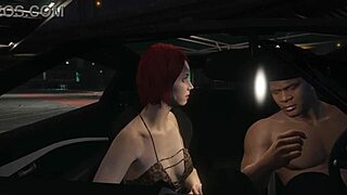 i got a hooker service in gta 5, franklin's wild car sex with a prostitute