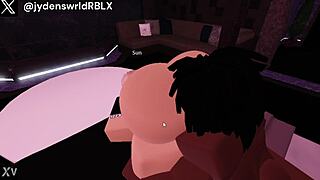 pounding that blonde bimbo hard, putting her in place