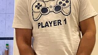 Solo masturbation session with anal assfucking and intense pleasure