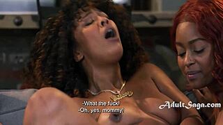 Stepmom's Twisted Book Club Turns Into Wild Orgy - Penny Barber, Misty Stone, Jennifer White, Destiny Mira