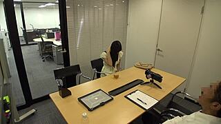 Japanese cute teen tricks everyone at fake idol casting