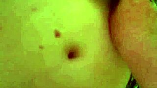 step mom gives handjob in bedroom