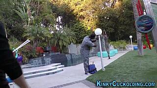 Cuckolding babe takes on massive BBC for intense pleasure