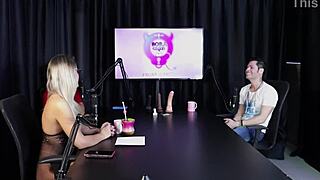 Blonde Feels Heat And Strips After Guest Says He Freed A Woman In Swing House - Jow Jow Sheer Red