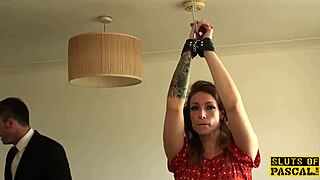 Tattooed British Pornstar Ava Austen in Skirt Gets Rough Face Fucking from Maledom