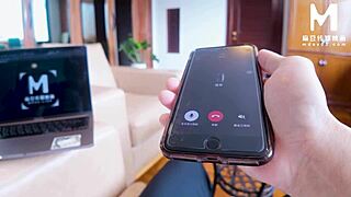 Hey, my cute Asian landlady couldn’t resist coming over for some hot action! 😍