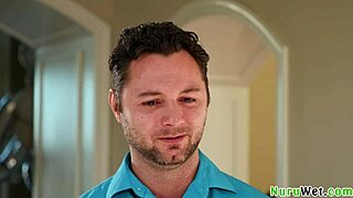 Busty Hot Teen 18+ Masseuse Prepares Client For Nuru Massage In Shower With Brad Sterling And Charlotte Sins