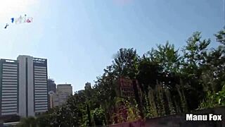 Fodendo na RUA with Big Tits and Public Outdoor Sucking Action for Cumshot.