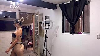 Pintora Paints House While Painted Takes Huge Cock In Ass And Pussy Painter Cums Inside