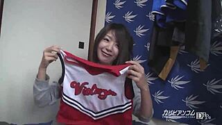 cosplay date with a cheerleader girl in the park